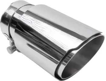 Majë shterimi universale inox, dalje 89mm, hyrje 70mm, krom e argjendtë