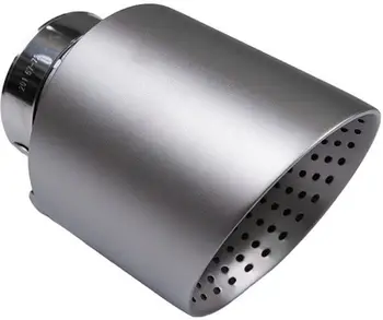 Maje shteruese inox universale, dalje 114mm, hyrje 76mm, argjendt