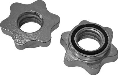 Shtangë dore Best Sporting Dumbbell Bar, 35 cm, star lock, krom - 2