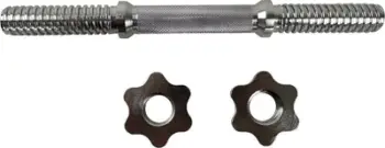 Shtangë e drejtë Eb Fit 40cm, diametër 28mm, argjendi