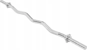 Shtangë e lakuar Spartan GmbH, diametër 30 mm, 120 cm, metalike