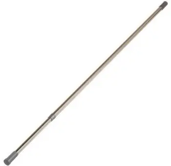 Shtangë perde dushi Domoletti Cornice, çelik inox, e drejtë, argjendi