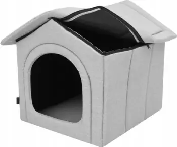 Shtëpi për qen HobbyDog, 55x60x60 cm, për brendësi, shumëngjyrëshe
