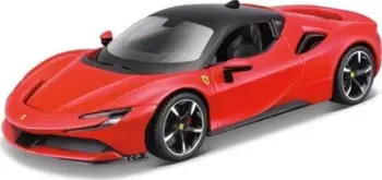Maket makine Ferrari SF90 Stradale Race &amp; Play, shkalla 1:24, sportiv, i kuq