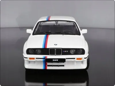 Makina model Bburago BMW M3 E30 ’88, shkalla 1:24, e bardhë - 3