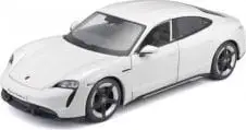 Maketi veture Bburago Porsche Taycan Turbo S, 1:24, i bardhë