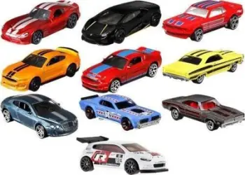 Makina lodër Hot Wheels Factory 500HP GRT01 956A, die cast, shkalla 1:64