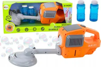 Makine flluskash sapuni LEAN Toys, formë kositëse trimmer, portokalli
