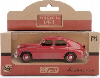 Maket veture PRL Collection Warsaw M20 Daffi, shkalla 1:43, metal, bordo