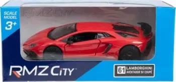 Makina lodër metalike Daffi Lamborghini Aventador LP750-4 SV, shkalla 1:32, e kuqe