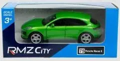 Maket veture RMZ Porsche Macan S, metal, i gjelbër