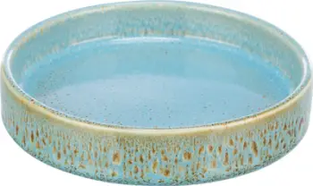 Pjatë qeramike për mace Trixie Ceramic Bowl, 0.25L, 15 cm, blu