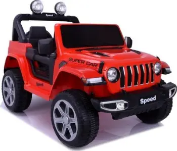 Makina elektrike për fëmijë Lean Toys FT-938 4x4, 3 shpejtësi, me MP3 USB, e kuqe
