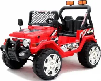 Makina elektrike për fëmijë Lean Sport S618, bateri 12V, rrota EVA, e kuqe