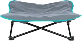 Shtrat kampingu për qen Trixie, 88x32x88 cm, deri 35 kg, gri