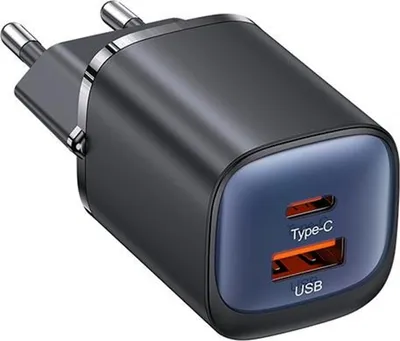 Karikues muri Usams US CC254, 30W GaN, USB C dhe USB A, i zi - 2