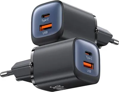 Karikues muri Usams US CC254, 30W GaN, USB C dhe USB A, i zi - 3