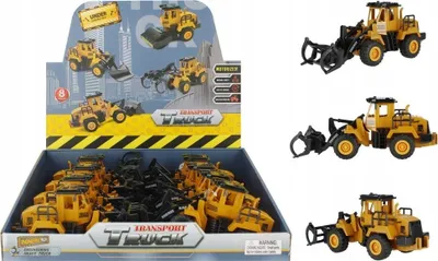 Makina ndërtimi lodër MEGA CREATIVE 526137, 22 cm, pull back, shumëngjyrëshe - 1