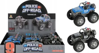 Makina lodër policie MEGA CREATIVE Off-road, 13cm, shumëngjyrëshe