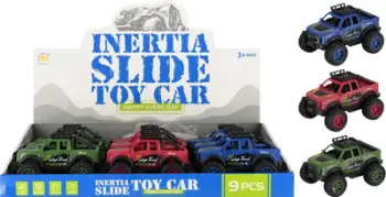 Makina lodër off-road, 14cm, me tërheqje prapa, ngjyra të përziera