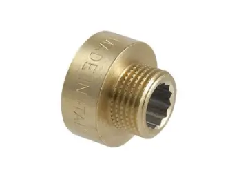 Pjesë lidhëse bronzi TDM BRASS TARPMOVE 1" x 3/4", për tuba, bronzi natyral