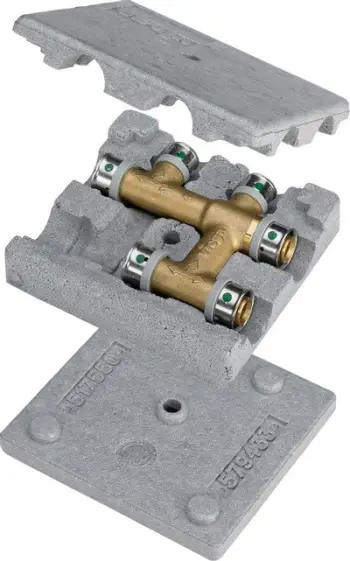 Pjesë kryq T Viega Pexfit Pro 4749, lidhës PEX, 20 x 16 x 20, bronzi