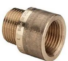 Pjesë lidhëse bronzi për rubinet, 1/2" x 12.5 mm, DN 15, ngjyrë bronzi