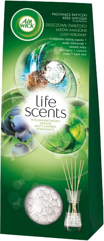 Aromatizues me shkopinj Air Wick Scented Sticks Rainy Freshness of Amazon Forests, 30 ml - 1
