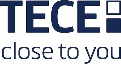 Pjesë murale TECE Logo-Push, bronz, D 16 x 15/21 - 2