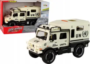 Makina lodër Teka Offroad City Service, shkalla 1:14, dritë dhe tingull, bezhë