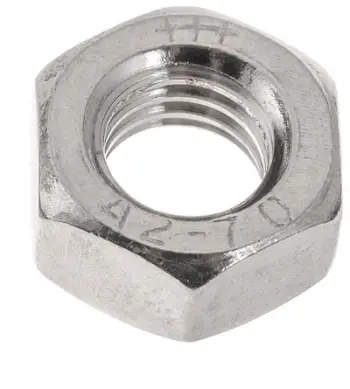 Arrë DIN934 inox A2 M10, paketim blister, 16 copë