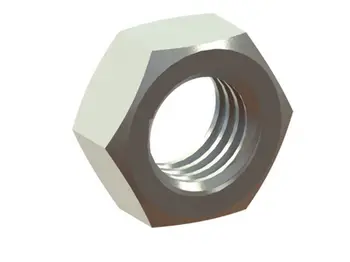Arrë gjashtëkëndore Niczuk 144 M10 INOX, çelik inoksi, argjendtë