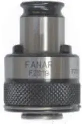 Pjesë për turjelë Fanar M16, me bashkues FZS31 (R-FZS31/M16D12DIN), e argjendtë