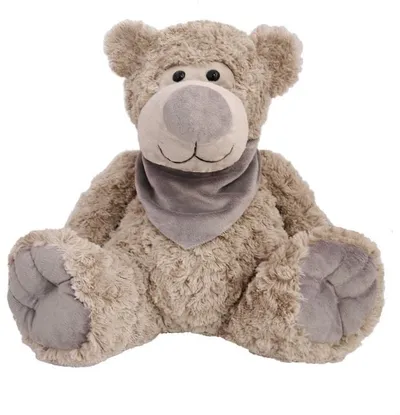 Arush lodër Teddy Bear Bruno, 37 cm, me shall, kafe - 1