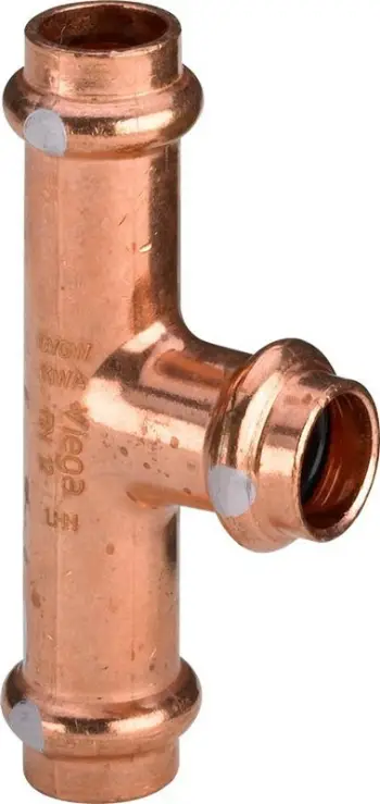 Pjesë tubacionesh Viega Profipress 4518 Tee, 15mm, bakër