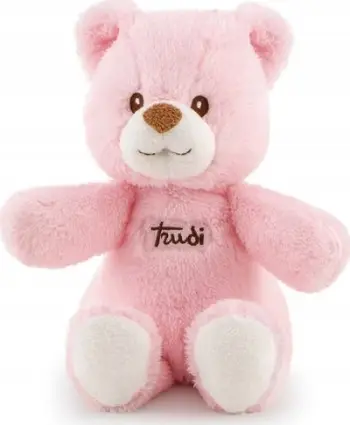 Arush pelushi Trudi Cremino Bear, i butë, rozë