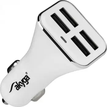 Karikues veture Akyga AK-CH-09, 4x USB-A, 6.8A, i zi
