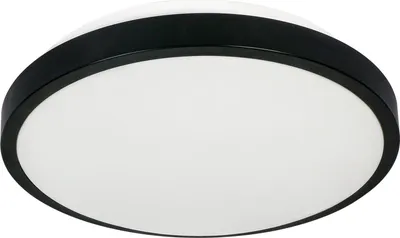 Plafonjere Selene, 2xE27 60W, IP54, e zezë - 1
