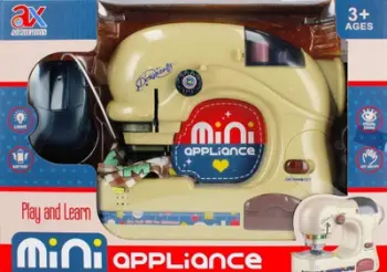 Makine qepëse lodër Mega Creative Sewing Machine, me pedal, me dritë, rozë