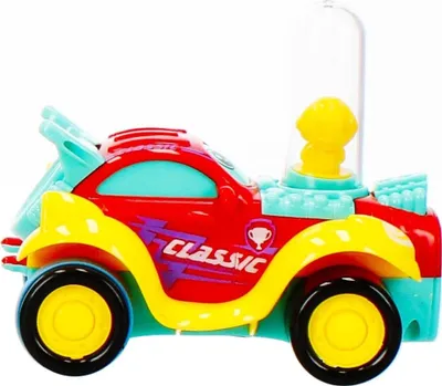 Makinë lodër garuese Mega Creative Car Race, pull back, me figurë lëvizëse, multikolor - 5