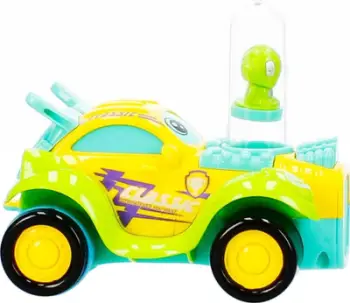 Makinë lodër garuese Mega Creative Car Race, pull back, me figurë lëvizëse, multikolor