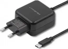 Karikues USB Qoltec Charger 2.4A 50197, 12W, me kabllo USB C, i bardhë
