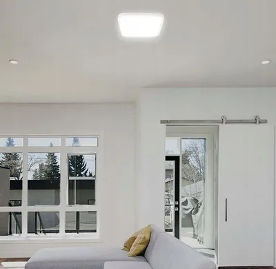 Plafonierë LED V-TAC Square, 18W, 4000K, IP44, e bardhë - 4