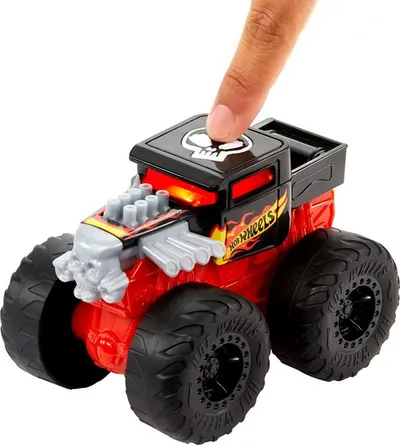 Makinë lodër Hot Wheels, e kuqe - 4
