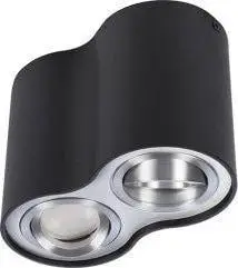 Plafonier tavanore Azzardo Bross AZ0941, 2xGU10, metal, e zezë