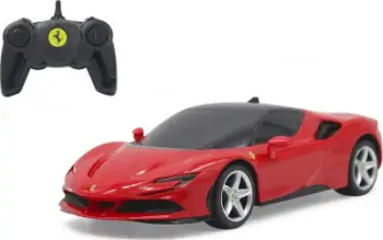 Makinë lodër me telekomandë Jamara Ferrari SF90 Stradale, shkalla 1:24, motor elektrik, e kuqe