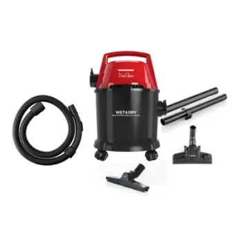 Aspirator Heinner WET&DRY HVC-MWD1400PBK, 1400W, 15 L, i kuq e zi