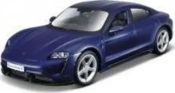 Makinë lodër për fëmijë Bburago Porsche Taycan Turbo, S, e kaltër e errët