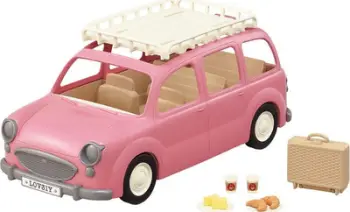 Makinë lodër Sylvanian Families Family Picnic Van, rozë