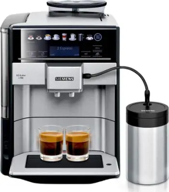 Makinë për esspresso Siemens EQ.6 Plus S700 TE657M03DE, 1500W, e argjendtë